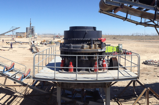 PSG复合型弹簧圆锥破碎机设备实拍展示3