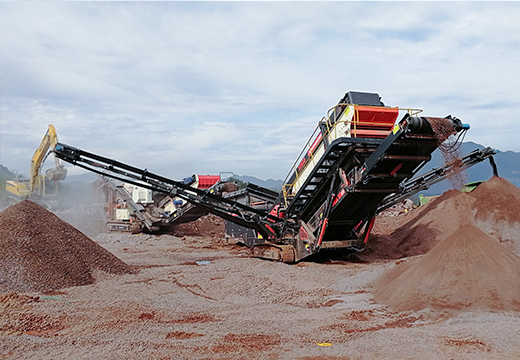 履带式移动破碎筛分站客户现场实拍1