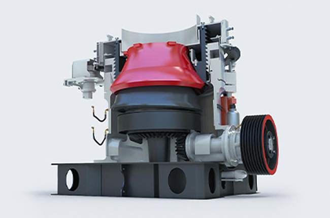 HPM多缸液压圆锥破碎机设备实拍展示1