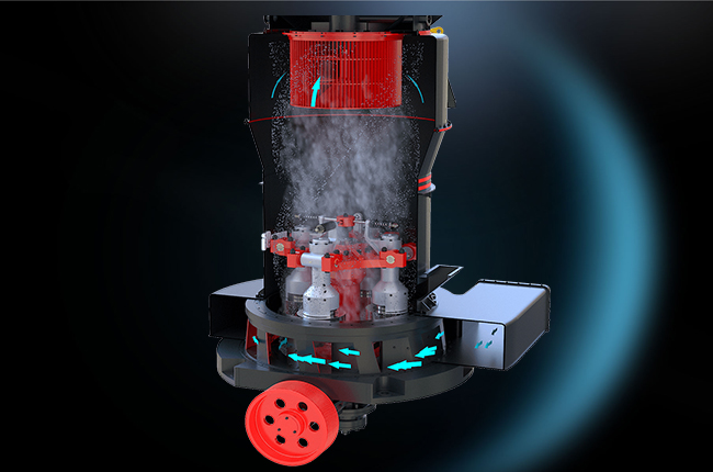 雷蒙磨粉机设备实拍展示1