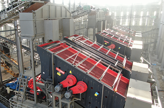 HX-D系列重型稀油圆振筛设备实拍展示3