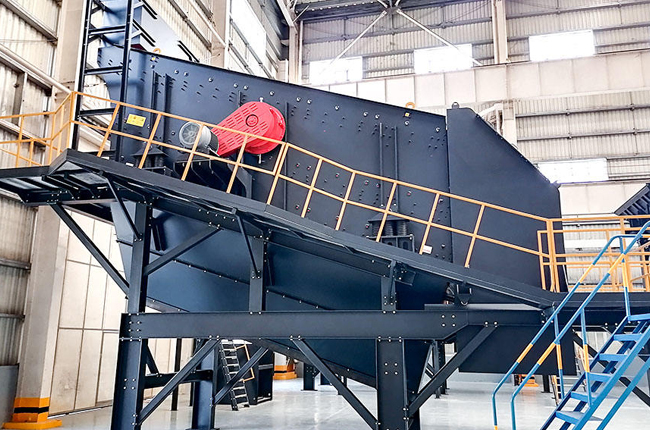 HX系列稀油圆振筛设备实拍展示2